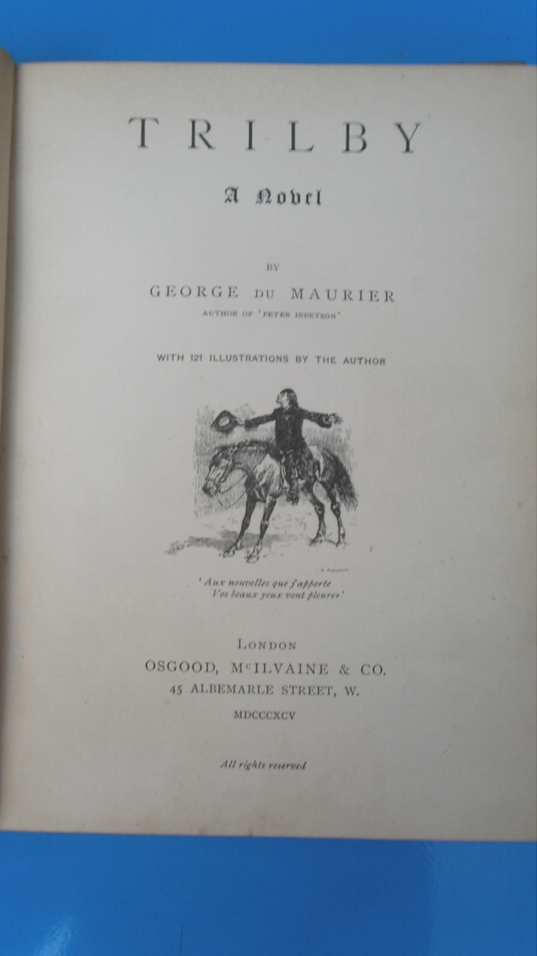 trilby by george du maurier